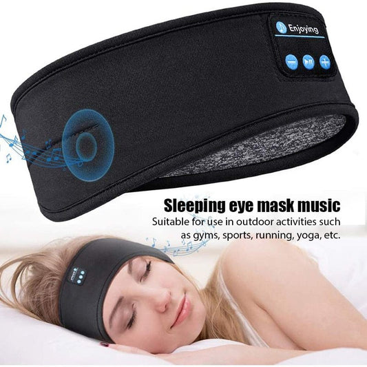 Bluetooth Sleeping Headband with Built-in Headphones: Ultra-Thin, Soft, and Comfortable for Sleep and Sports